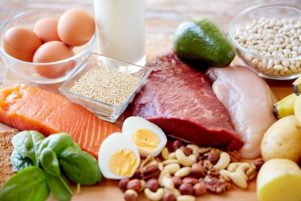 Thực phẩm giàu protein là nguyên liệu chính để xây dựng và tái tạo các tổ chức trong cơ thể 